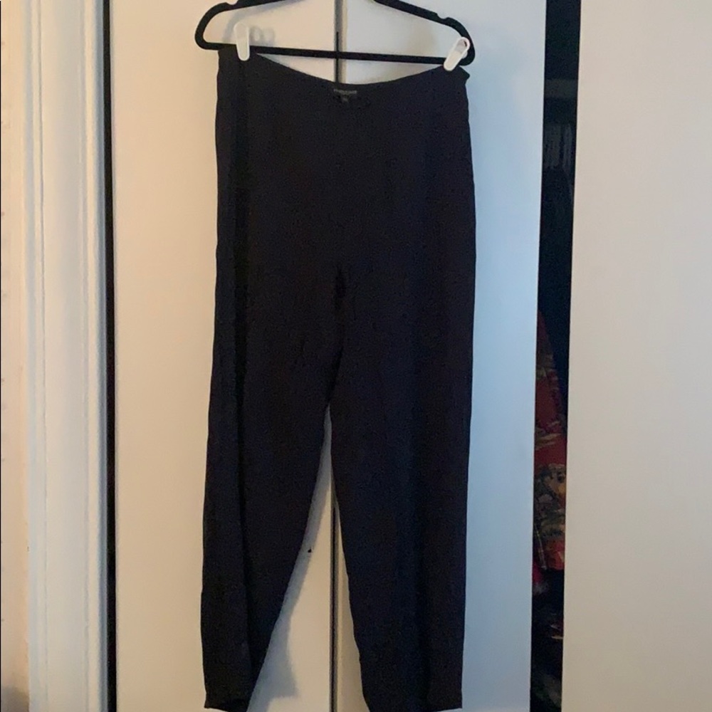 Eileen fisher black luxe trouser